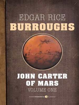 cover image of John Carter of Mars, Volume One